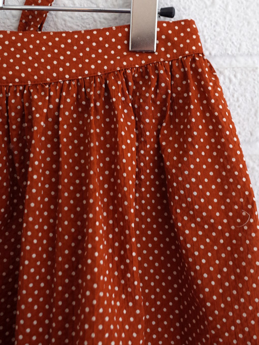 CARAMEL Flounder Skirt キャラメル 英国子供服　ピンドットラッフルスカート