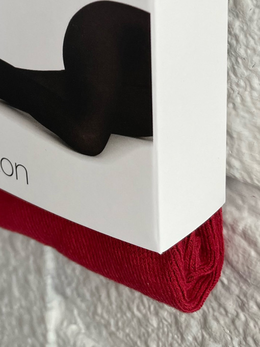 フランス老舗靴下ブランド　DOREDORE　ドレドレ　ソフトコットンプレーンタイツ