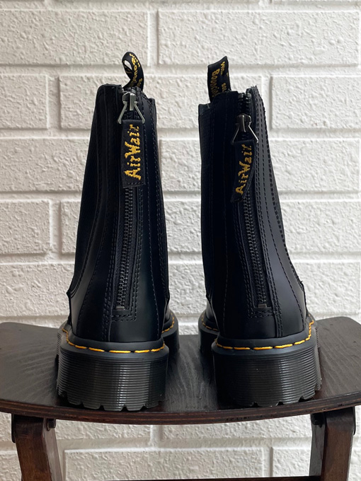 [22AW]Dr. Martens 2976 BEX W/ZIP チェルシーブーツ・サイドゴアブーツ（ブラック） [UK3]