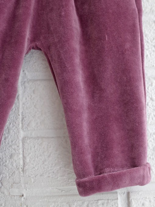 フランス子供服　emile et ida　ベビー　ベロアスウェットロングパンツ