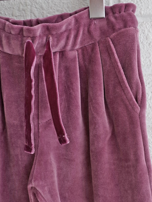 フランス子供服　emile et ida　ベロアスウェットロングパンツ