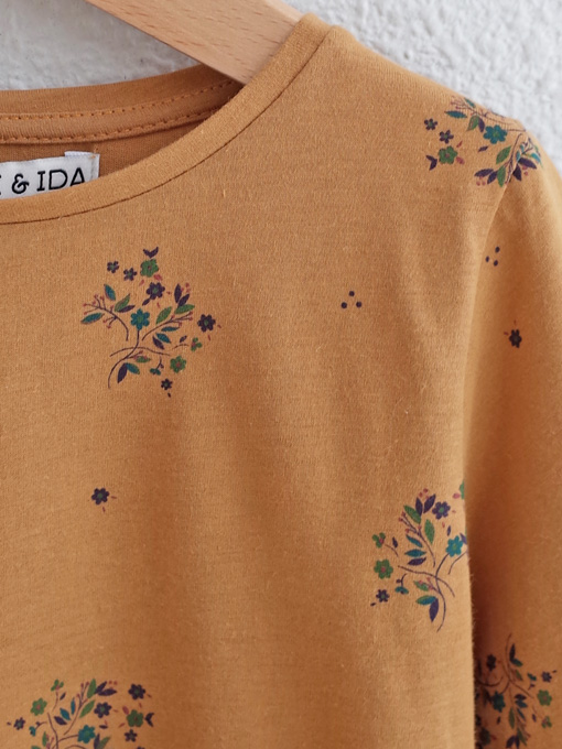 フランス子供服　emile et ida　花柄プリントTシャツ