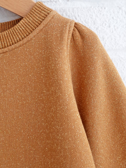 フランス子供服　emile et ida　ラメスウェットワンピース