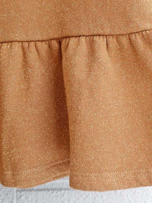 フランス子供服　emile et ida　ラメスウェットワンピース