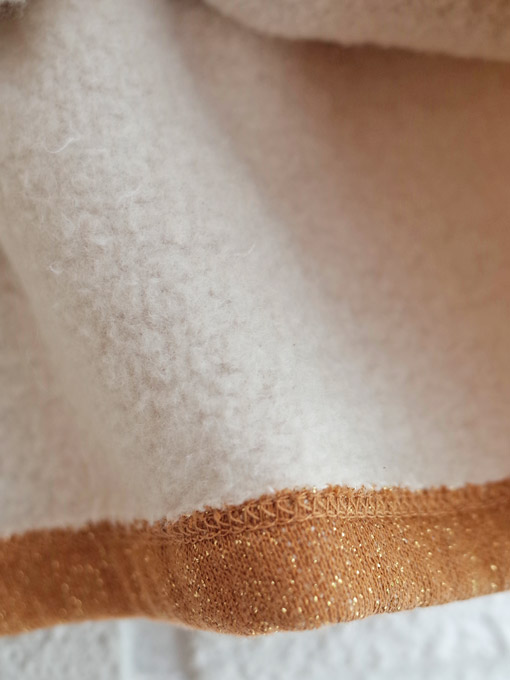 フランス子供服　emile et ida　ラメスウェットワンピース