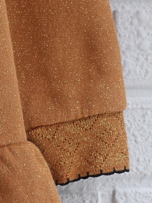 フランス子供服　emile et ida　ラメスウェットワンピース