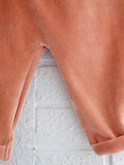 フランス子供服　emile et ida　ベビー　ベロアスウェットロングパンツ