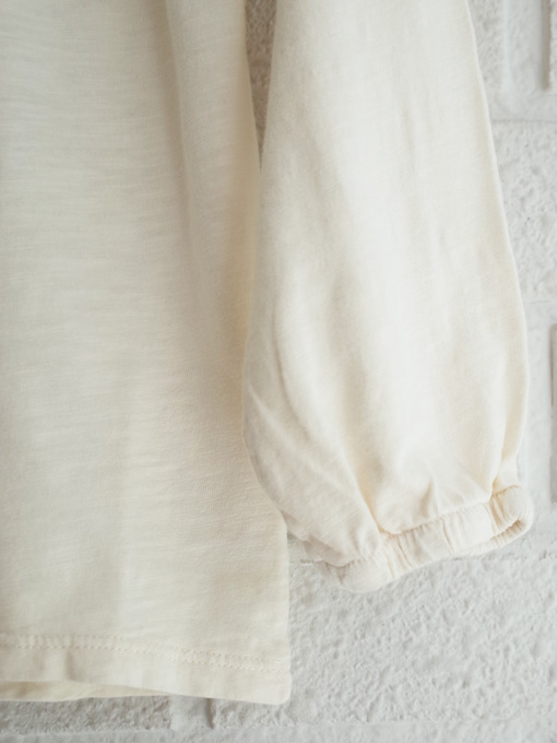 フランス子供服　emile et ida　スラブジャージーフリル長袖Tシャツ