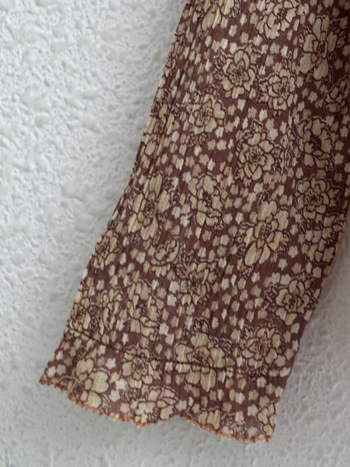 コットンクレープ花柄ブラウス　emile et ida　フランス子供服