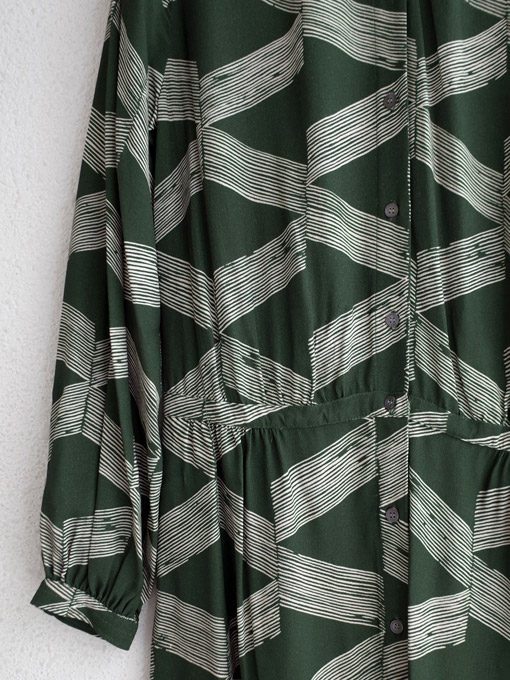 Hartford　レディース　フランスブランド　プリントビスコースワンピース