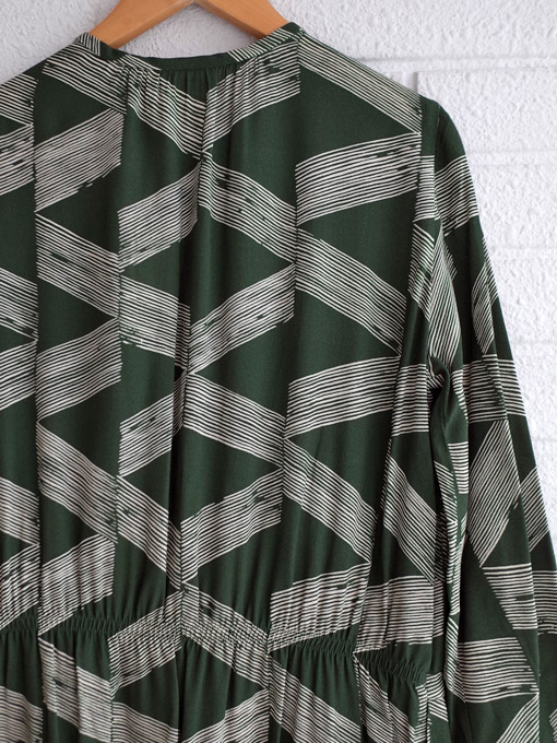 Hartford　レディース　フランスブランド　プリントビスコースワンピース