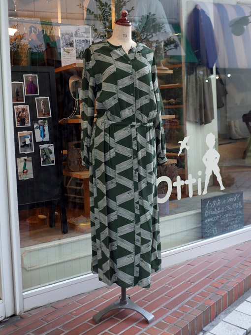 Hartford　レディース　フランスブランド　プリントビスコースワンピース