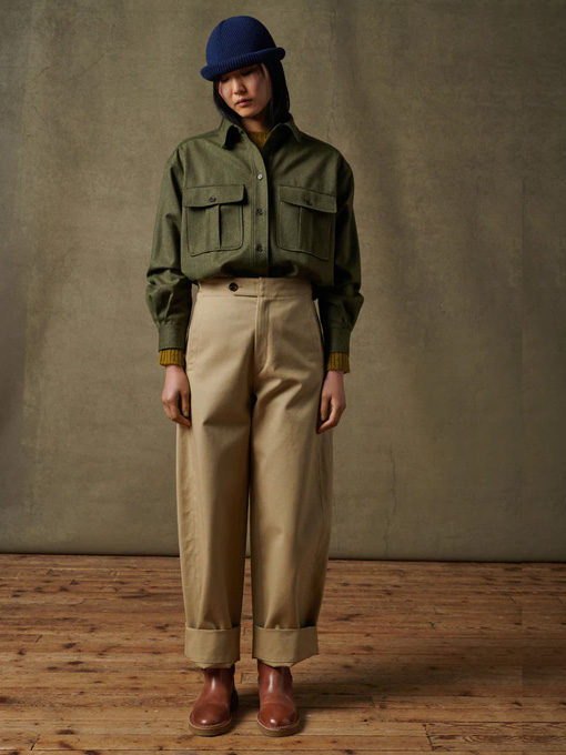 パリブランド　SOEUR　レディース　コットンラウンドパンツ