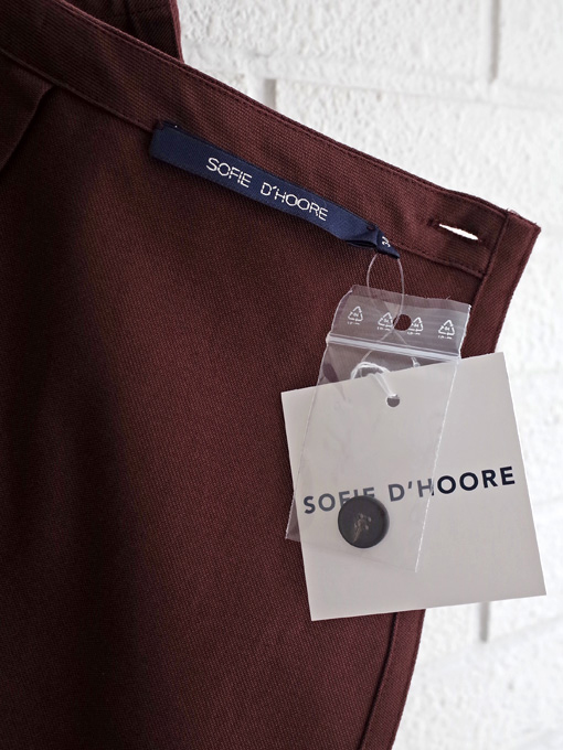 SOFIE D'HOORE　SPIRE　レディース　コットンドリルラップタイトスカート