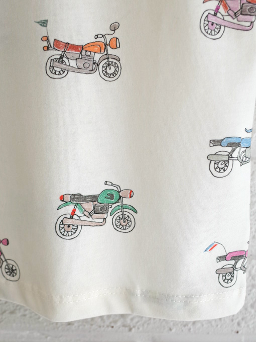 emile et ida エミールエイダ 　フランス子供服　ボーイズ　自転車プリントTシャツ