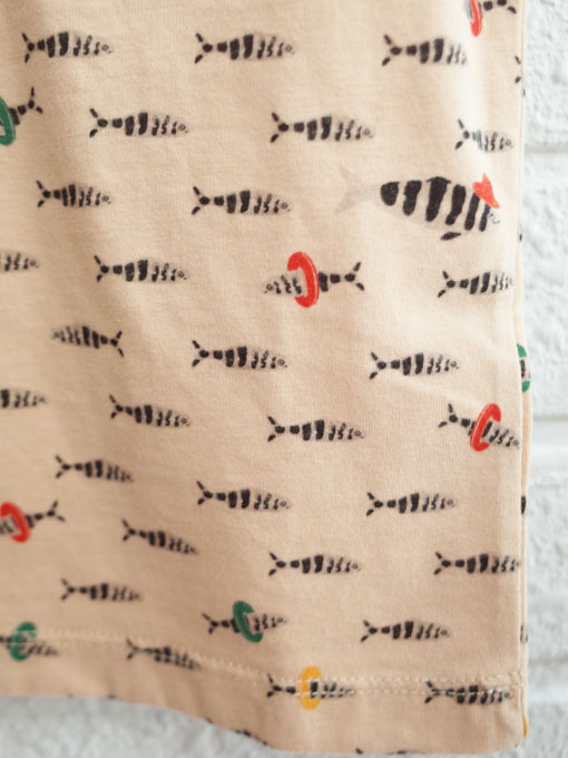 emile et ida エミールエイダ フランス子供服 ボーイズ さかなプリントTシャツ
