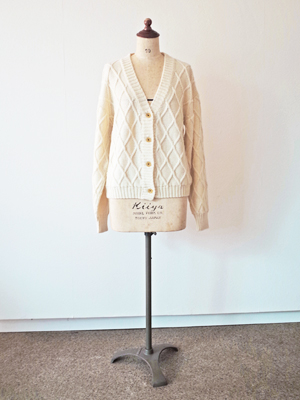 Little Creative Factory　Aran Tricot Cardigan　ニットカーディガン