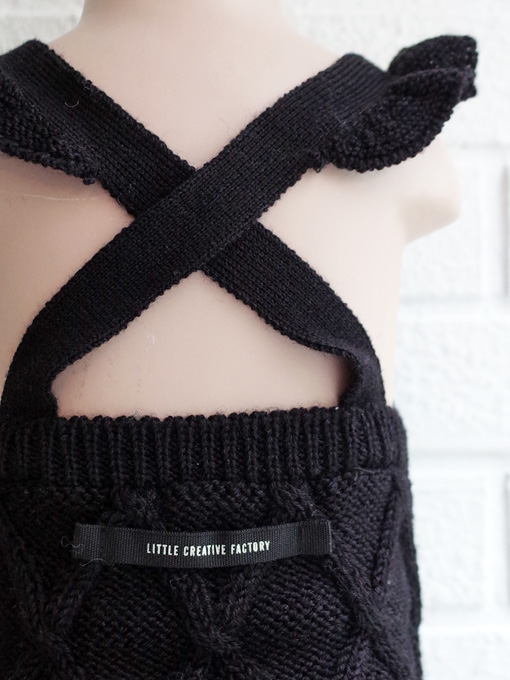 Little creative factory　リトルクリエイティブファクトリー　ベビー　アランニットロンパース