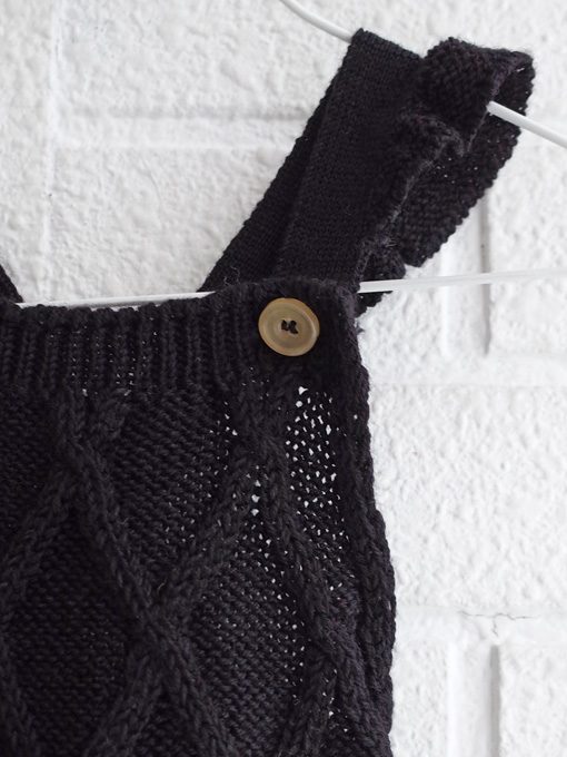 Little creative factory　リトルクリエイティブファクトリー　ベビー　アランニットロンパース