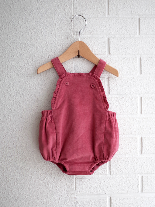 minihaha　オーストラリア子供服　コーディロイショートサロペット　ブルマ