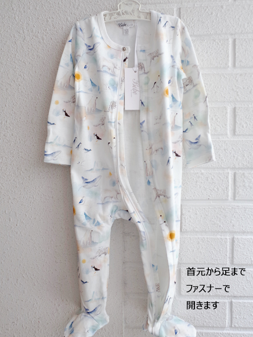 ベビー　足つき長袖ロンパース　オーストラリア子供服　minihaha