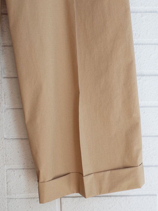 soeur WATSON レディース ダーツ入りコットンワイドパンツ