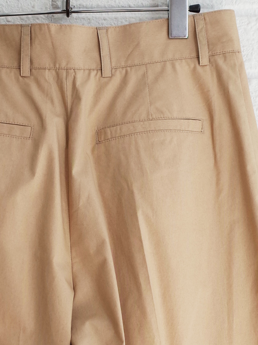 soeur WATSON レディース ダーツ入りコットンワイドパンツ