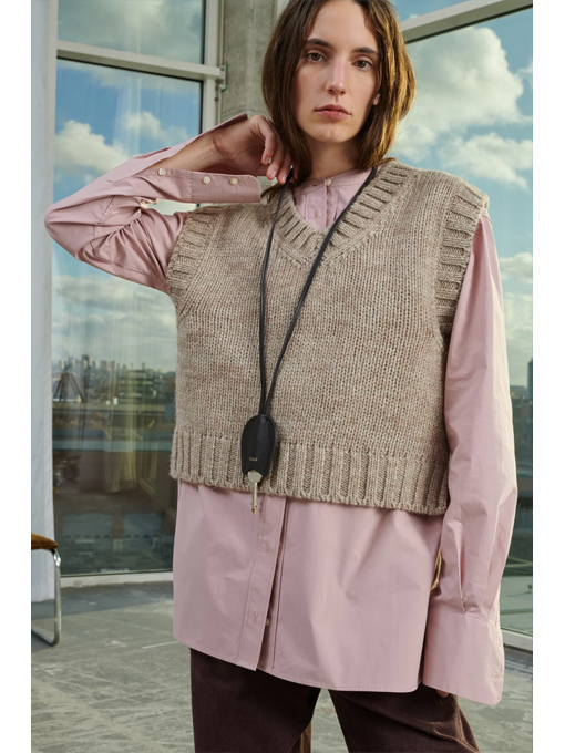 soeur　VANNES　レディース　ラウンドネックシャツ