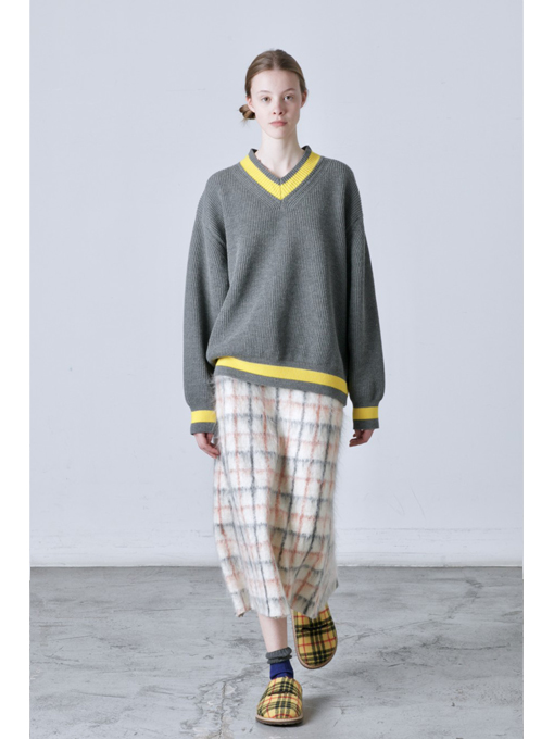 SOFIE D'HOORE　MARK　ソフィードール　Vネックボリュームリブセーター