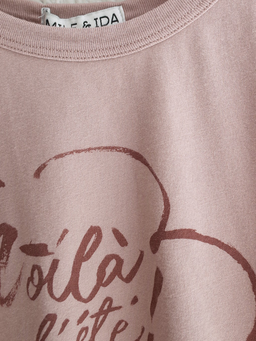 emile et ida kids　エミールエイダ　ガールズ　プリントTシャツ