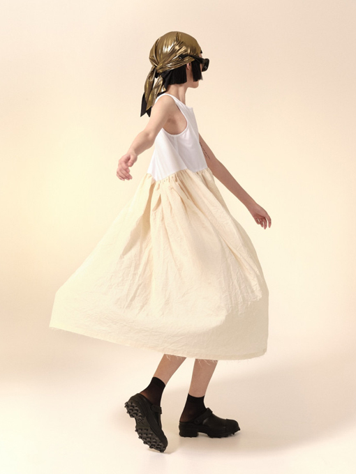 Little Creative Factory　リトルクリエイティブファクトリー  Paia Sun Dress　レディース　ノースリーブ切り替えワンピース