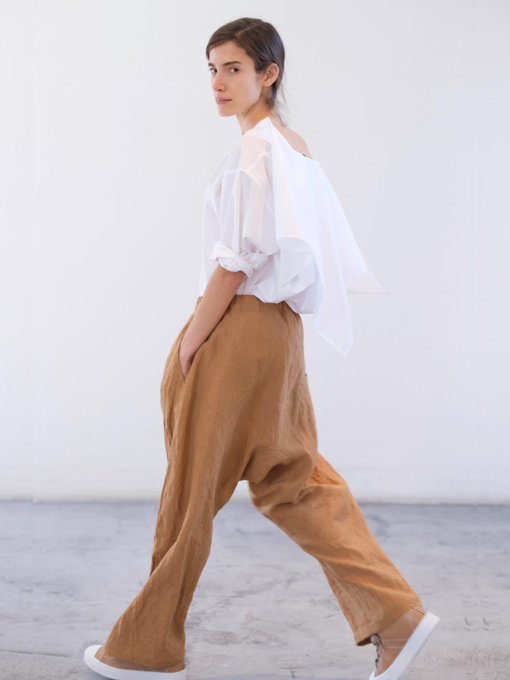 SOFIE D'HOORE　ソフィードール　DBRIZA　レディース　ビッグカラーブラウス
