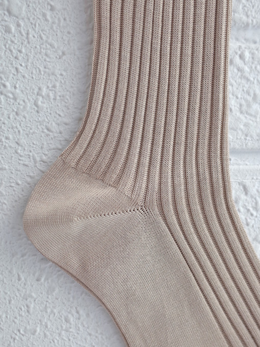 SOFIE D'HOORE　FRIDAY　コットン100％ レディース　バイカラーリブハイソックス