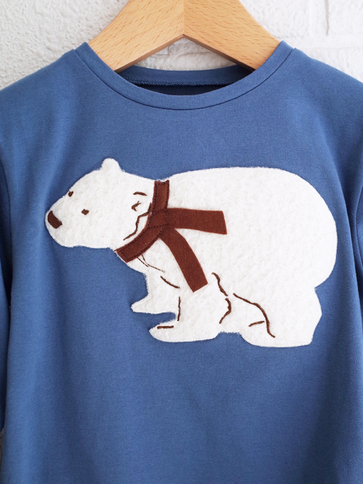 Malvi&Co.　シロクマ長袖Tシャツ