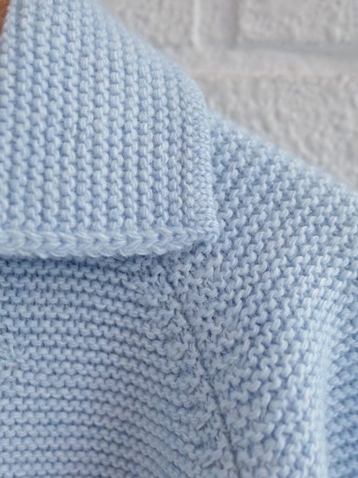 MALVI & CO. イタリア子供服 襟付きニットジャケット 襟付きニットカーディガン