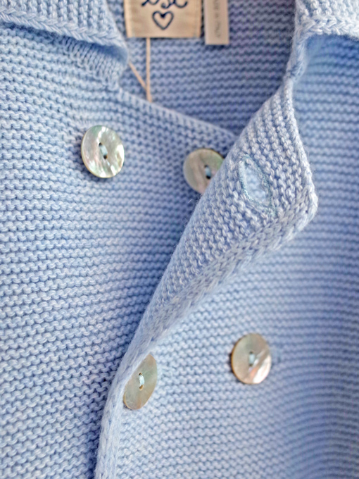 MALVI & CO. イタリア子供服 襟付きニットジャケット 襟付きニットカーディガン