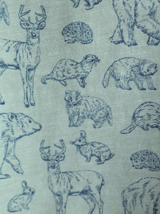 ベビー　動物プリント長袖Tシャツ　オーストラリア子供服　minihaha