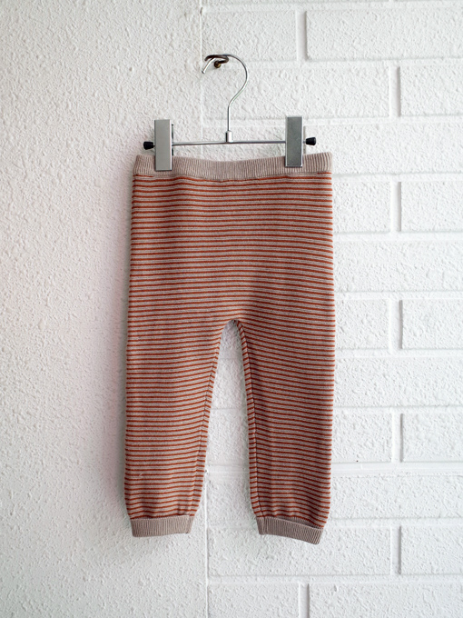 ボーダーニットロングパンツ minihaha オーストラリア子供服