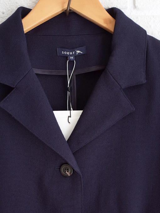 soeur　CLEMENCE　レディース　ウールツイルテーラードジャケット