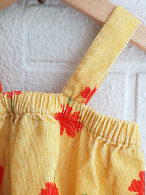 WOLF＆RITA 細コーデュロイ花柄サロペット OTTI オッティ パリや