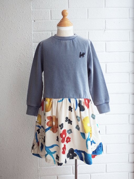 WOLF＆RITA スウェット切替ワンピース ポルトガル子供服 OTTI