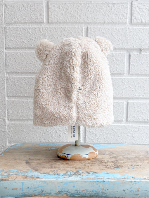 ARSENE ET LES PIPELETTES　MALO　耳付きフェイクファーベビー帽子