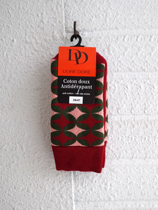 DORE DORE　ジオメトリック柄ソックス