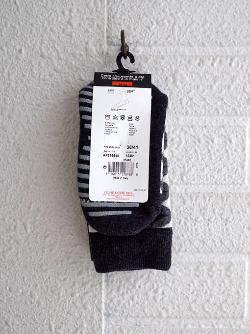 DORE DORE ジオメトリック柄ソックス