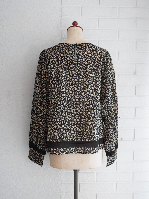 フランスブランド emile et ida woman エミールエイダ CATHERINE Anemone cotton and silk blouse フラワープリントブラウス