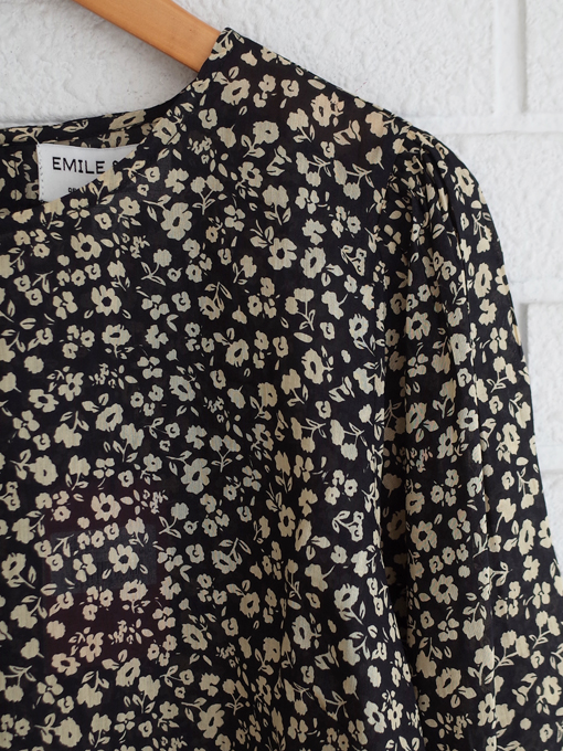 emile et ida woman CATHERINE レディース フラワープリントブラウス