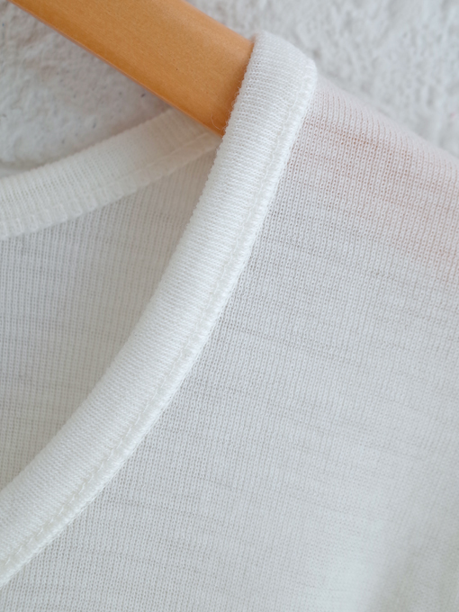 Joha　ヨハ　メリノウールを使用したデンマーク老舗ニットブランド　ウール長袖Tシャツ