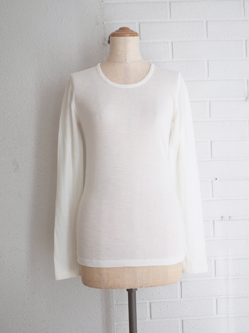 Joha　ヨハ　メリノウールを使用したデンマーク老舗ニットブランド　ウール長袖Tシャツ