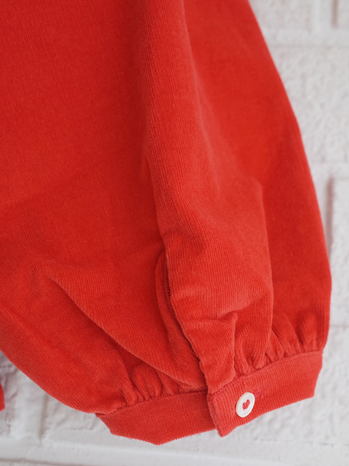 TANGERINE　細コーデュロイバルーンスカートパフブラウス