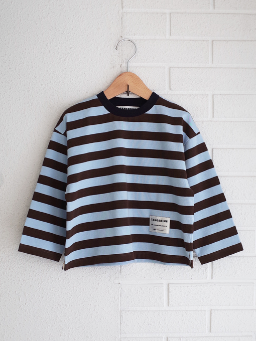 TANGERINE　ワイドボーダー長袖Tシャツ
